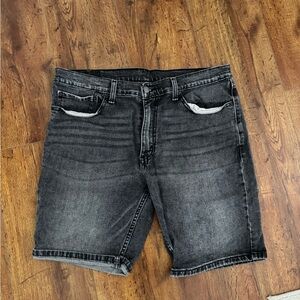 Levi's Dark Gray Jean Shorts for Men
